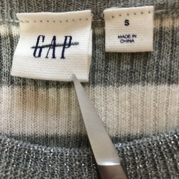 Gap NWOT Lightweight Ribbed Sweater Cotton Silk - Picture 3 of 7